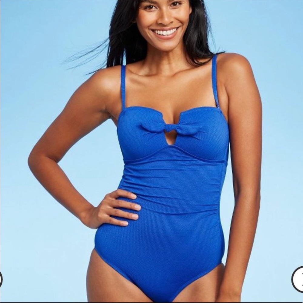💙Womens Kona Sol Pique Bandeau One Piece Size XL💙